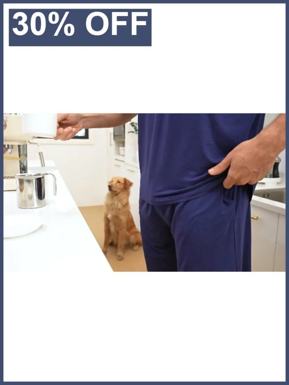 Men's Pajama Set Shorts - Rayon Spandex Summer Sleepwear